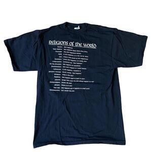 Vintage religions of the world tee shirt xl